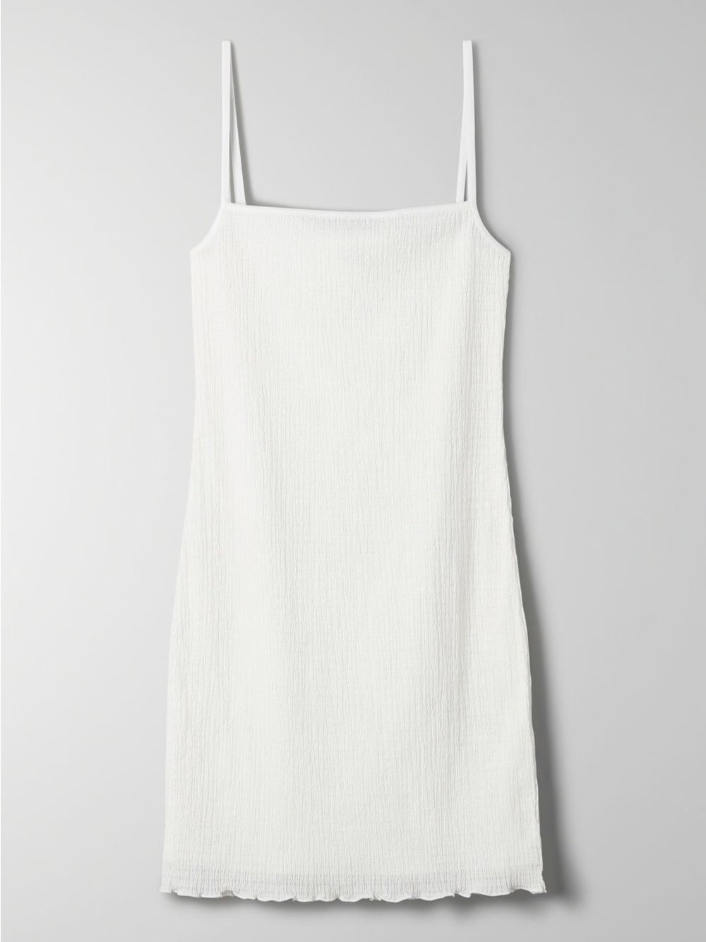 🤍Aritzia Wilfred Jazz Mini Dress with Spaghetti Straps - White